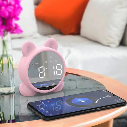 Dětský chytrý budík ve tvaru medvídka