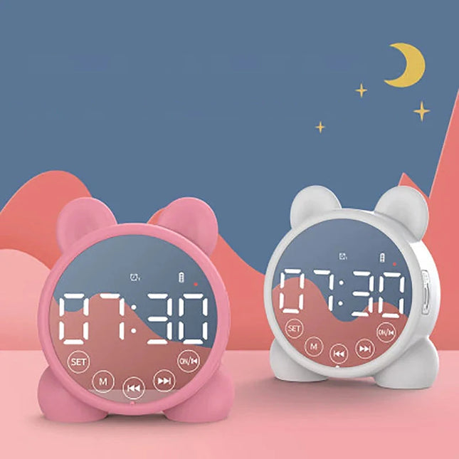 Dětský chytrý budík ve tvaru medvídka