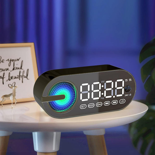 Digitální radiobudík s Bluetooth a LED