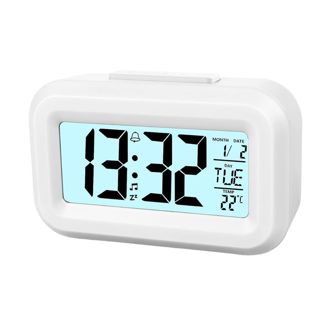 Malý digitální cestovní budík na baterie