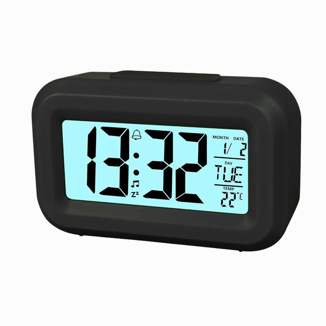 Malý digitální cestovní budík na baterie