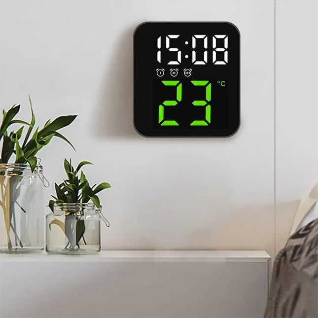 Designový cestovní LED digitální budík