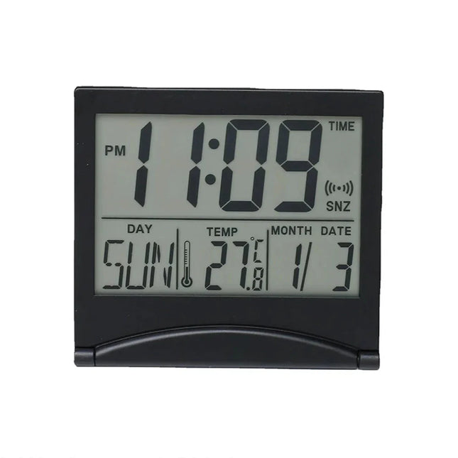 Praktický skládací budík na cesty