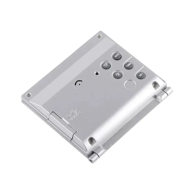 Skládací digitální cestovní budík s teploměrem