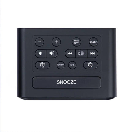 Digitální radiobudík s duálním alarmem