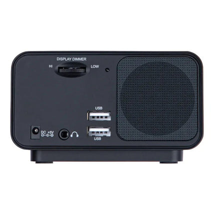 Digitální radiobudík s duálním alarmem