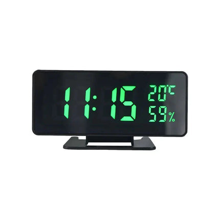 Digitální budík a hodiny s teploměrem