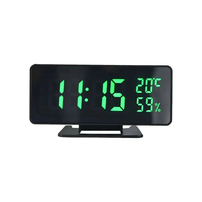 Digitální budík a hodiny s teploměrem