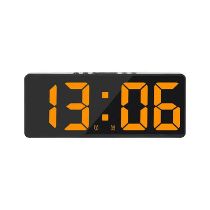 Moderní zrcadlový LED digitální budík