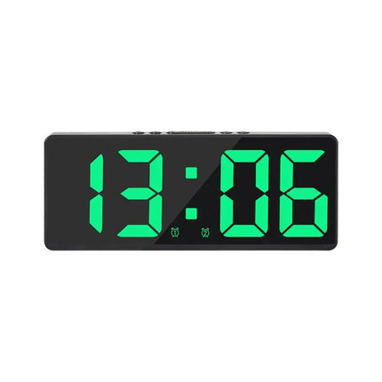 Moderní zrcadlový LED digitální budík