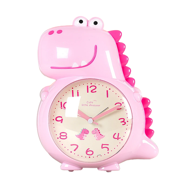 Dětský ručičkový budík ve tvaru dinosaura