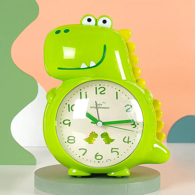 Analogový budík dinosaurus pro dětský pokoj