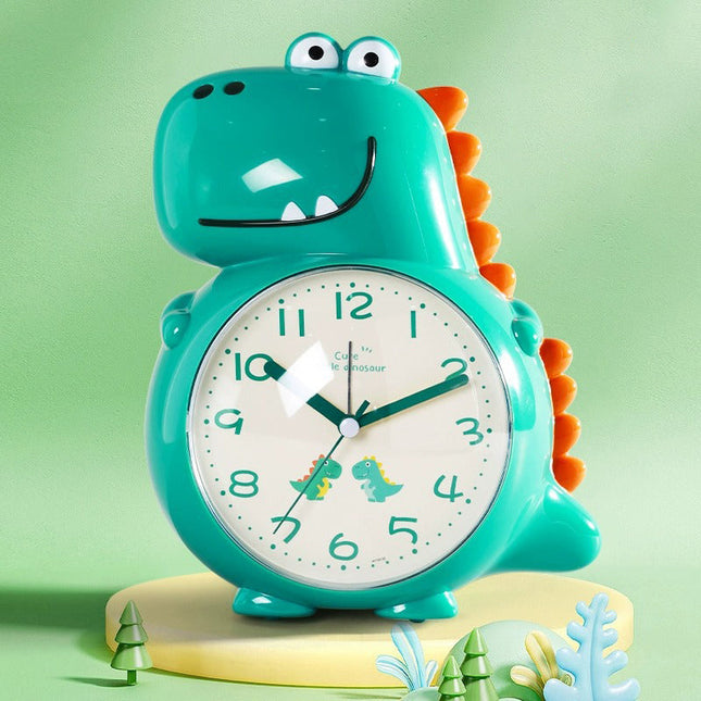Analogový budík dinosaurus pro dětský pokoj