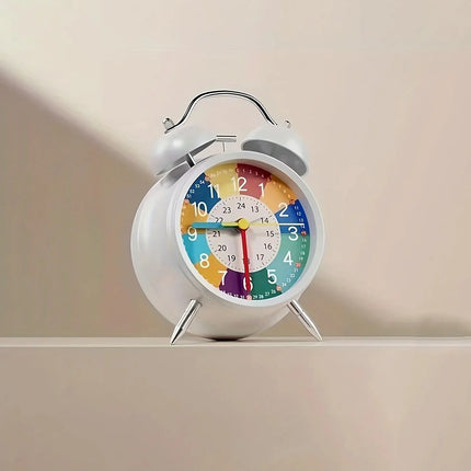 Barevný dětský výukový budík se zvonky