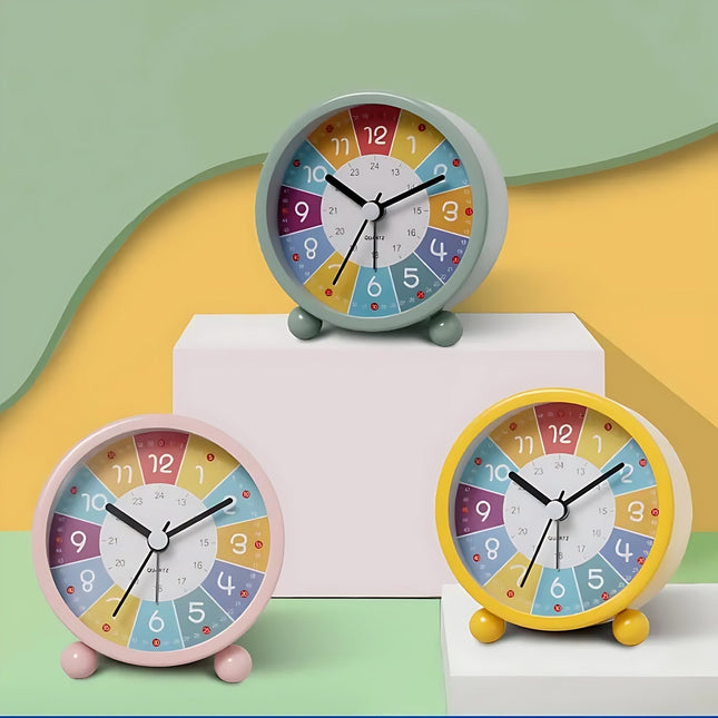 Výukový analogový budík pro školáky