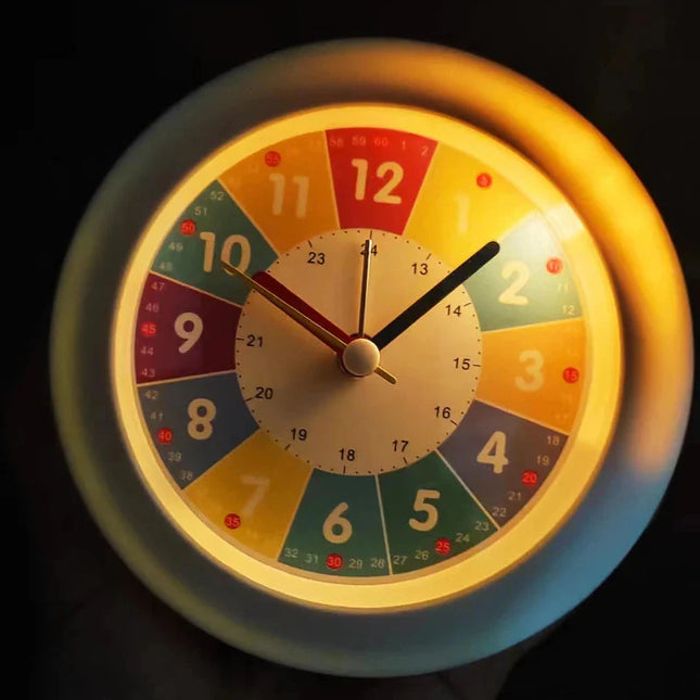 Dětský výukový budík s nočním světlem