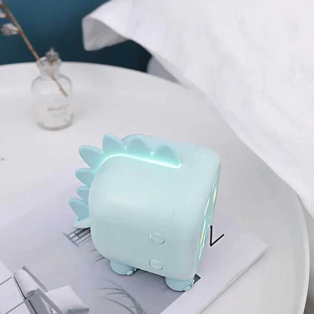 Designový dětský budík dinosaurus