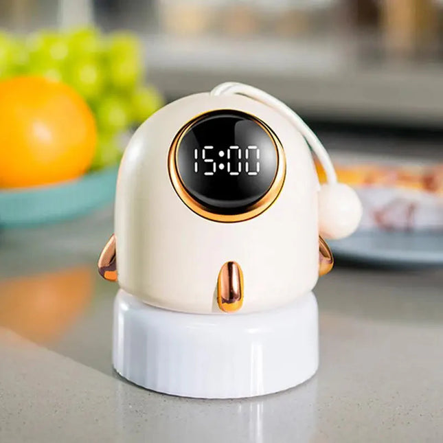 Dětský budík ve tvaru rakety