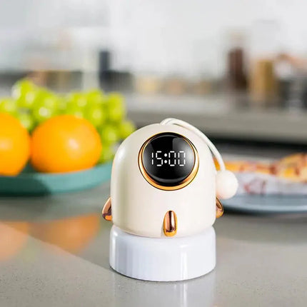 Dětský budík ve tvaru rakety