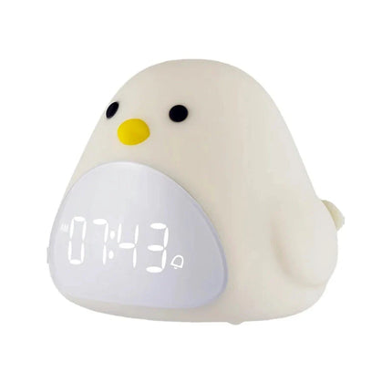 Dětský noční budík kuřátko den noc