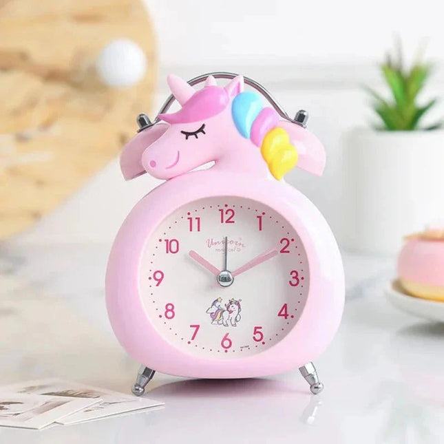 Dětský budík pro holky jednorožec