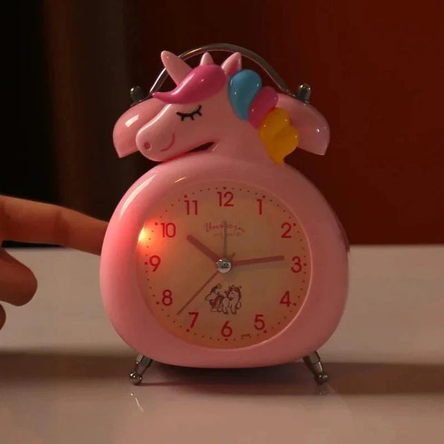 Dětský budík pro holky jednorožec