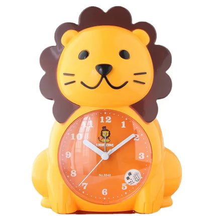 Dětský analogový budík roztomilý lev