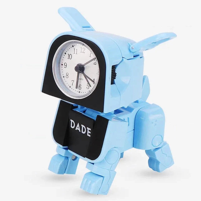 Hravý dětský budík transformující se pes