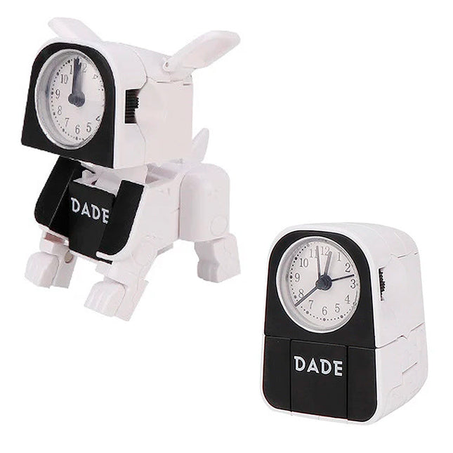 Hravý dětský budík transformující se pes