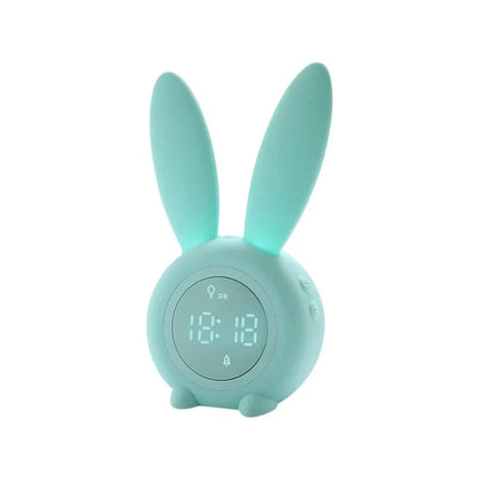 Dětský budík zajíček s funkcí noc/den