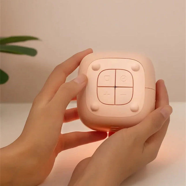 Růžový dětský budík ve tvaru prasátka