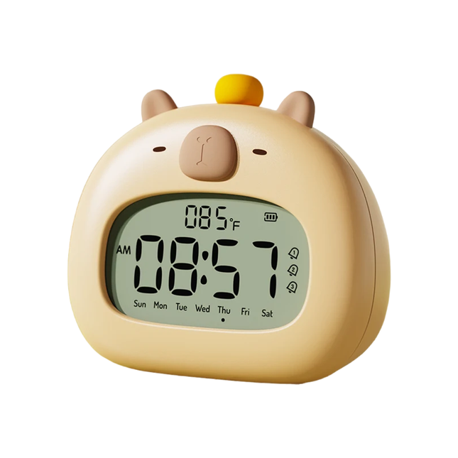 Dětský digitální budík pro dívky medvídek