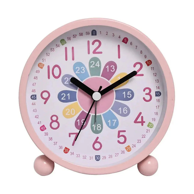 Dětský výukový analogový budík pro dívky