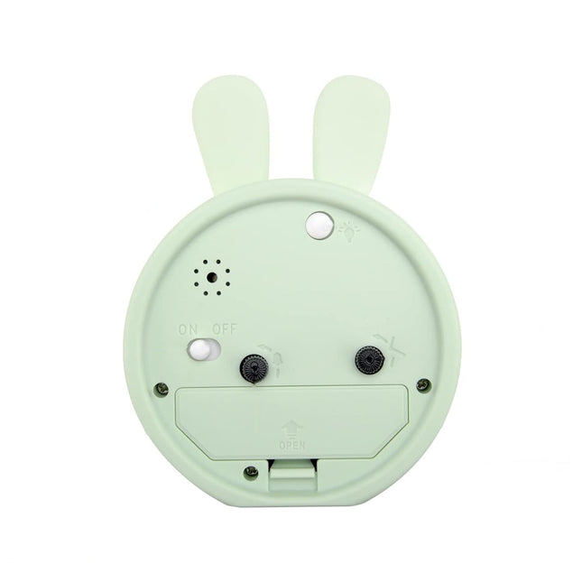 Analogový budík pro dívky roztomilý králíček