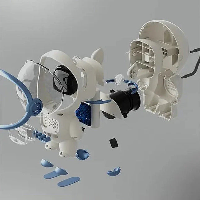 Digitální budík kosmonaut pro kluky