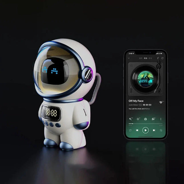 Digitální budík kosmonaut pro kluky