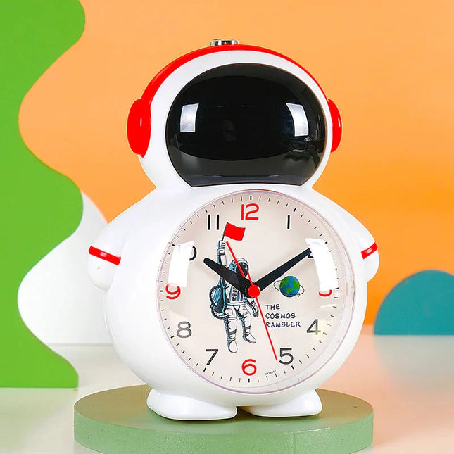 Chlapecký analogový budík s motivem kosmonauta