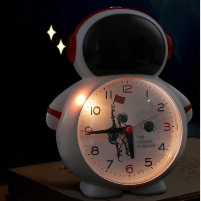 Chlapecký analogový budík s motivem kosmonauta