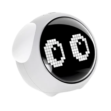 Dětský interaktivní budík s výrazy obličeje