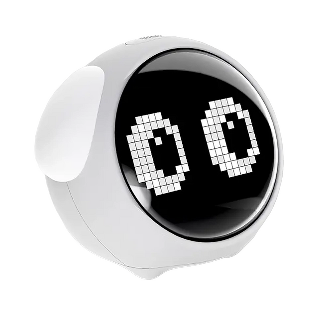 Dětský interaktivní budík s výrazy obličeje