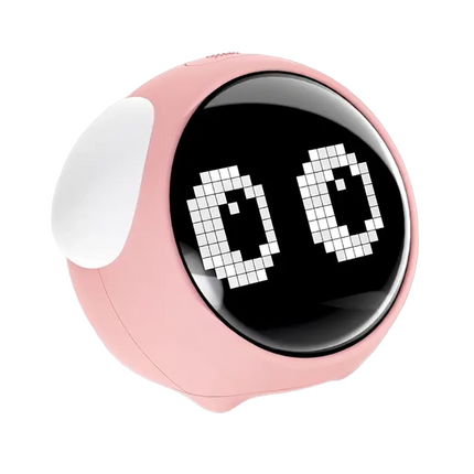 Dětský interaktivní budík s výrazy obličeje