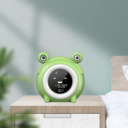 Dětský budík žába indikátor den/noc