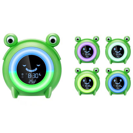 Dětský budík žába indikátor den/noc