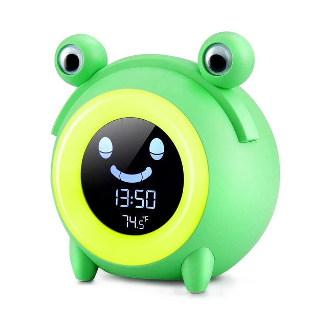 Dětský budík žába indikátor den/noc