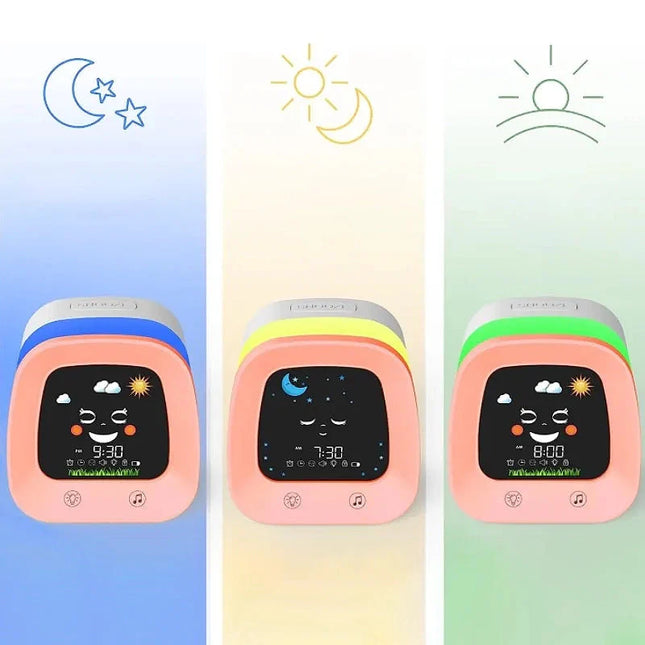 Učící budík pro holky den noc