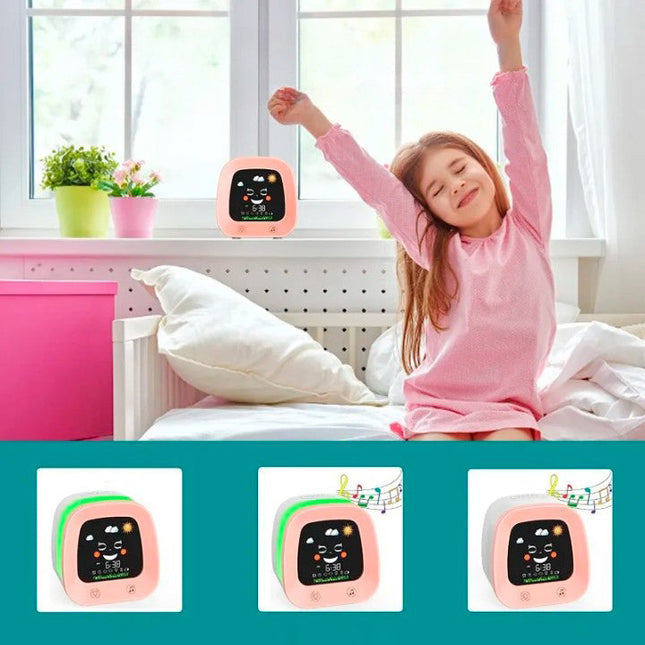 Učící budík pro holky den noc