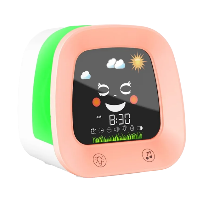 Učící budík pro holky den noc