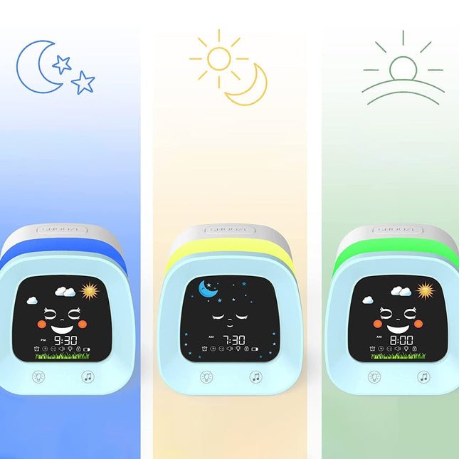 Učící budík pro kluky den noc