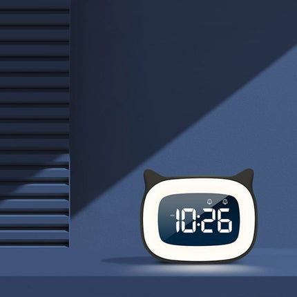 Černý dětský budík den a noc