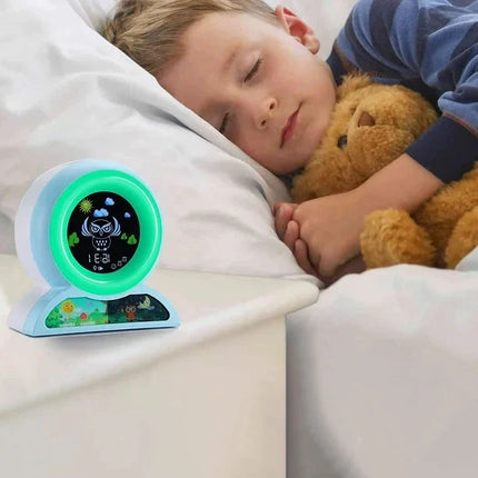 Dětský budík sova učí den noc